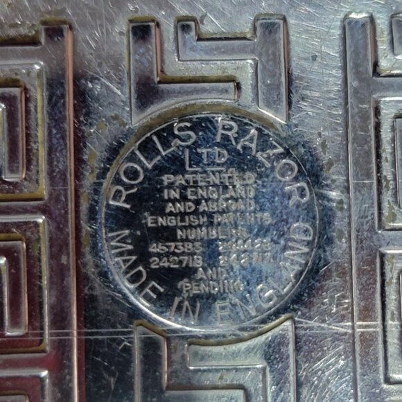 Vintage Antique Collectible 1927 Rolls Razor Strop Blade Sharpener Made- England - Picture 4 of 4